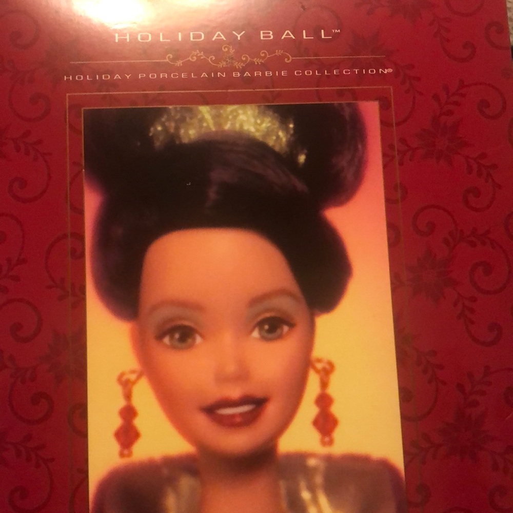 Holiday porcelain Barbie collection